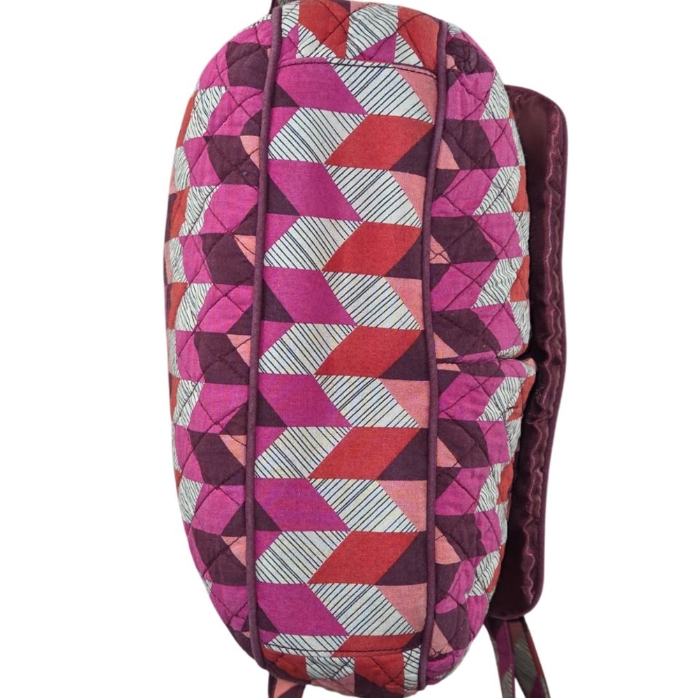 🚫SOLD🚫 Vera Bradley Pink, Peach, Orange, White, Burgundy Crossbody - Picture 6 of 14